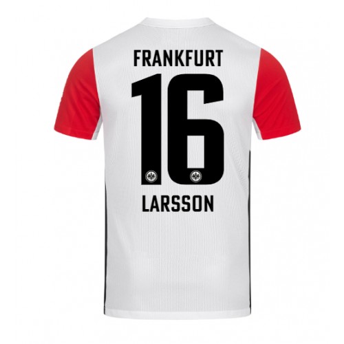 Fotbalové Dres Eintracht Frankfurt Hugo Larsson #16 Domácí 2024-25 Krátký Rukáv